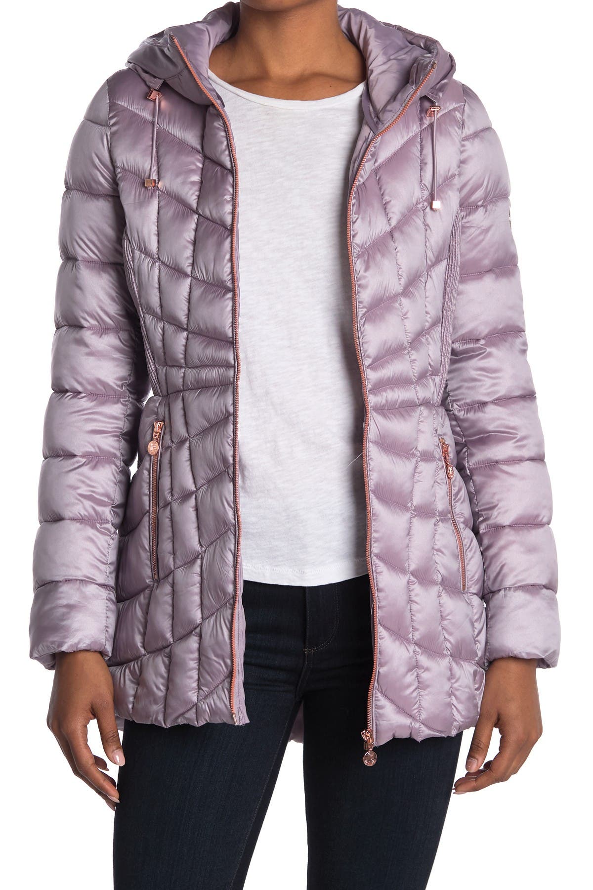 Bernardo | Quilted Packable Jacket w/ Hood | Nordstrom Rack