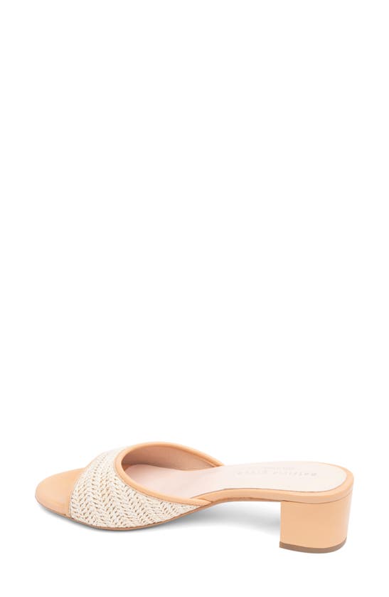 Shop Patricia Green Sienna Raffia Slide Sandal In Beige