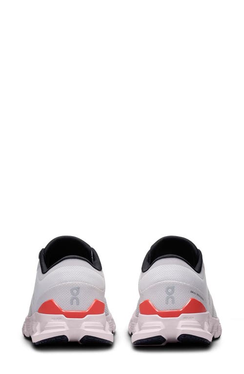 Shop On Cloud X 4 Training Shoe In Silver/flame