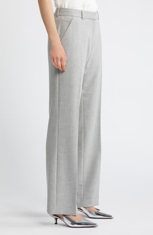 Shop Nordstrom Straight Leg Pants In Grey Heather