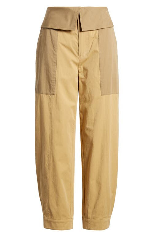 FRAME FRAME FOLDOVER CROP PANTS