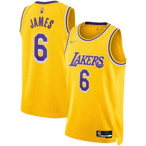 Youth Nike LeBron James White Los Angeles Lakers Swingman Jersey - City Edition at Nordstrom, Size XL