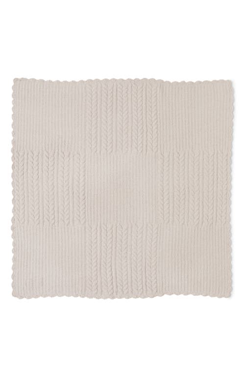 Shop Barefoot Dreams Cozychic® Heirloom Receiving Blanket In Stone