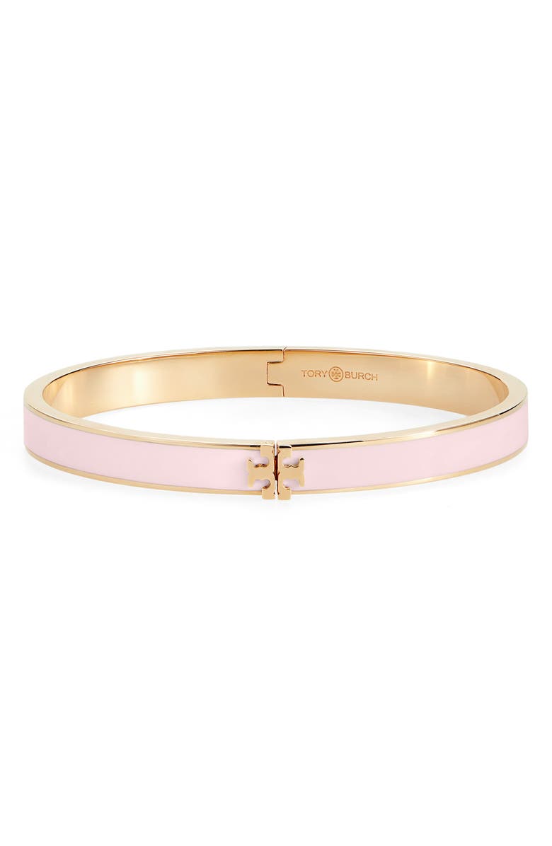 Tory Burch Kira Logo Enamel Hinge Bracelet Nordstrom