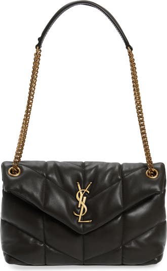 Saint Laurent YSL Loulou Puffer - Mini SHW, Luxury, Bags & Wallets