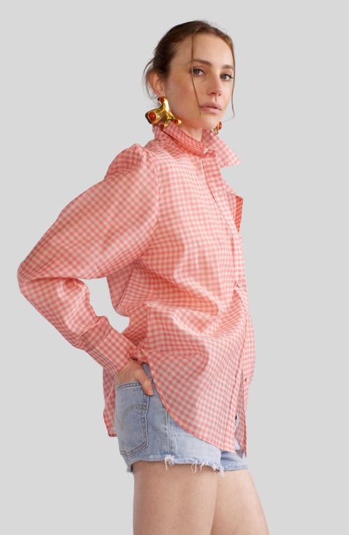 CYNTHIA ROWLEY CYNTHIA ROWLEY GENEVA SILK COTTON SHIRT 