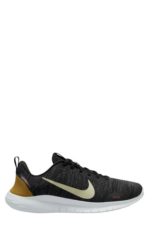 Shop Nike Flex Experience Run 12 Road Running Shoe In Black/olive Aura/anthracite