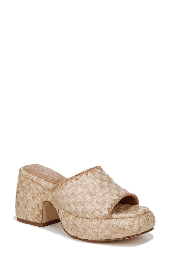 Shop Circus Ny By Sam Edelman Ilyse Platform Sandal In Bleached Beechwood