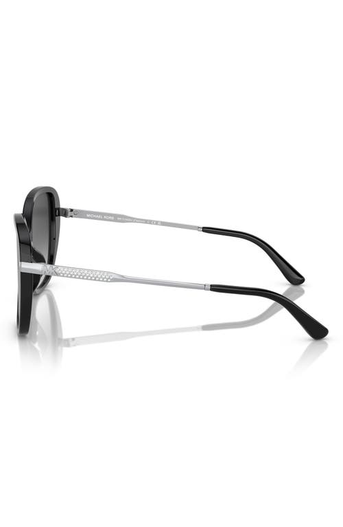 Michael Kors 54mm Gradient Square Sunglasses In Black