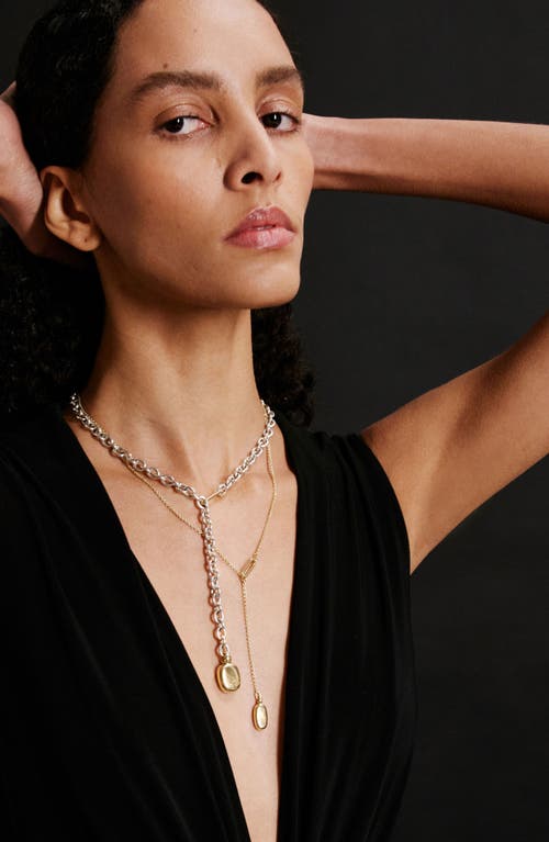 Kloto Mass Pendant Necklace In Silver/gold
