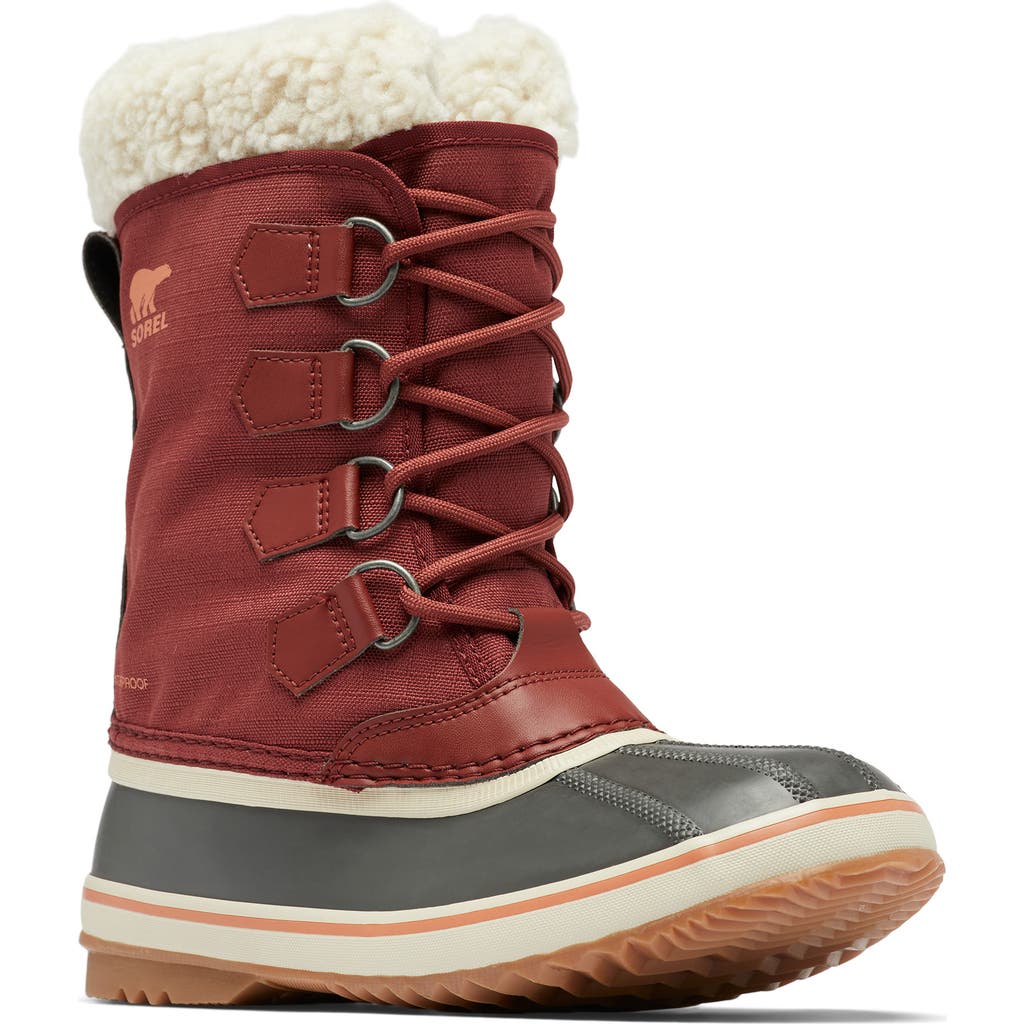 Sorel Winter Carnival Waterproof Boot In Spice/ Gum