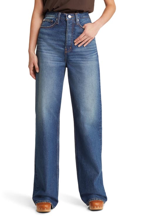 The 1978 High Waist Wide Leg Jeans (Celeste)