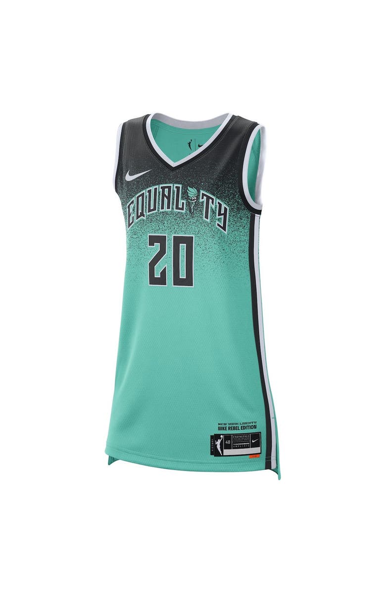 Nike Women's Nike Sabrina Ionescu Mint New York Liberty 2023 Rebel Edition Victory Player Jersey