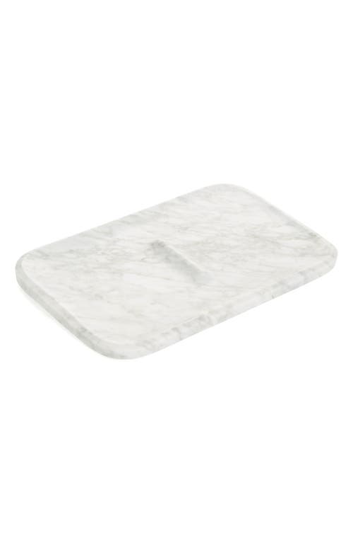 CRAIGHILL Nocturn Catch Marble Tray in White Carrara at Nordstrom