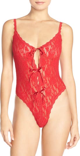 Hanky Panky Signature Lace Open Gusset Bodysuit – Oh Baby