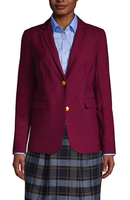 LANDS' END LANDS' END SCHOOL UNIFORM HOPSACK BLAZER