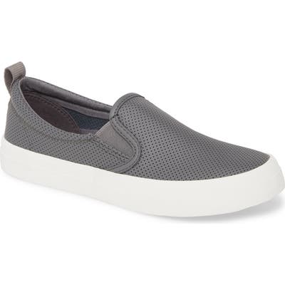 Sperry Crest Twin Gore Slip-On Sneaker- Grey