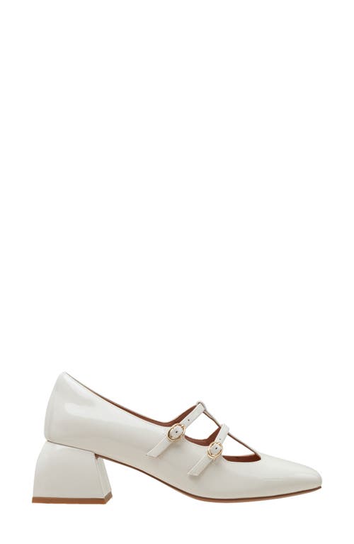 Shop Linea Paolo Maurice Mary Jane Pump In Ivory