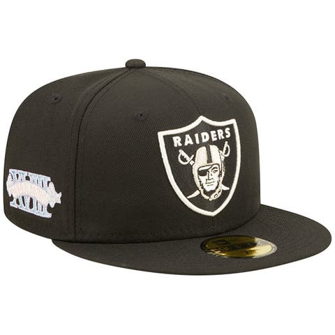 Men's New Era Black Las Vegas Raiders 2023 NFL Training Camp 9FORTY Adjustable Hat