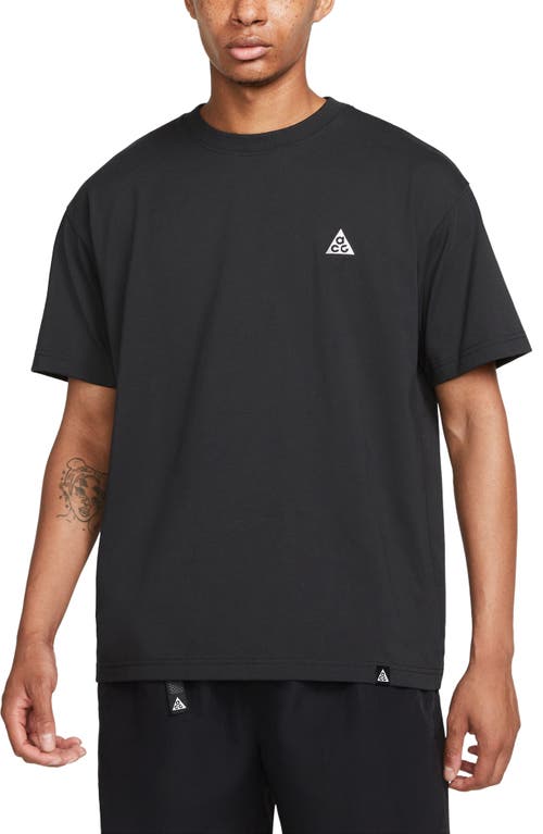 Shop Nike Acg Performance T-shirt In Black/black