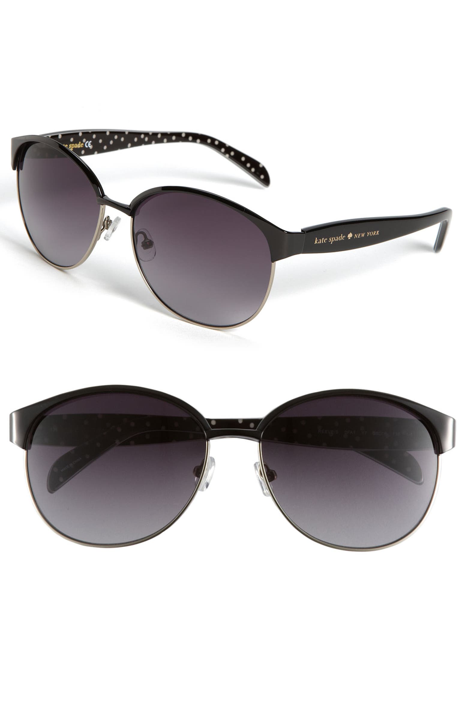 kate spade new york 'metal retro' sunglasses | Nordstrom