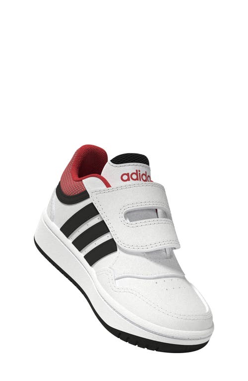 Shop Adidas Originals Adidas Kids' Hoops Shoes In White/black/bright Red