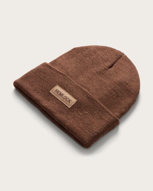 Hemlock Beacon Baby Beanie In Mocha