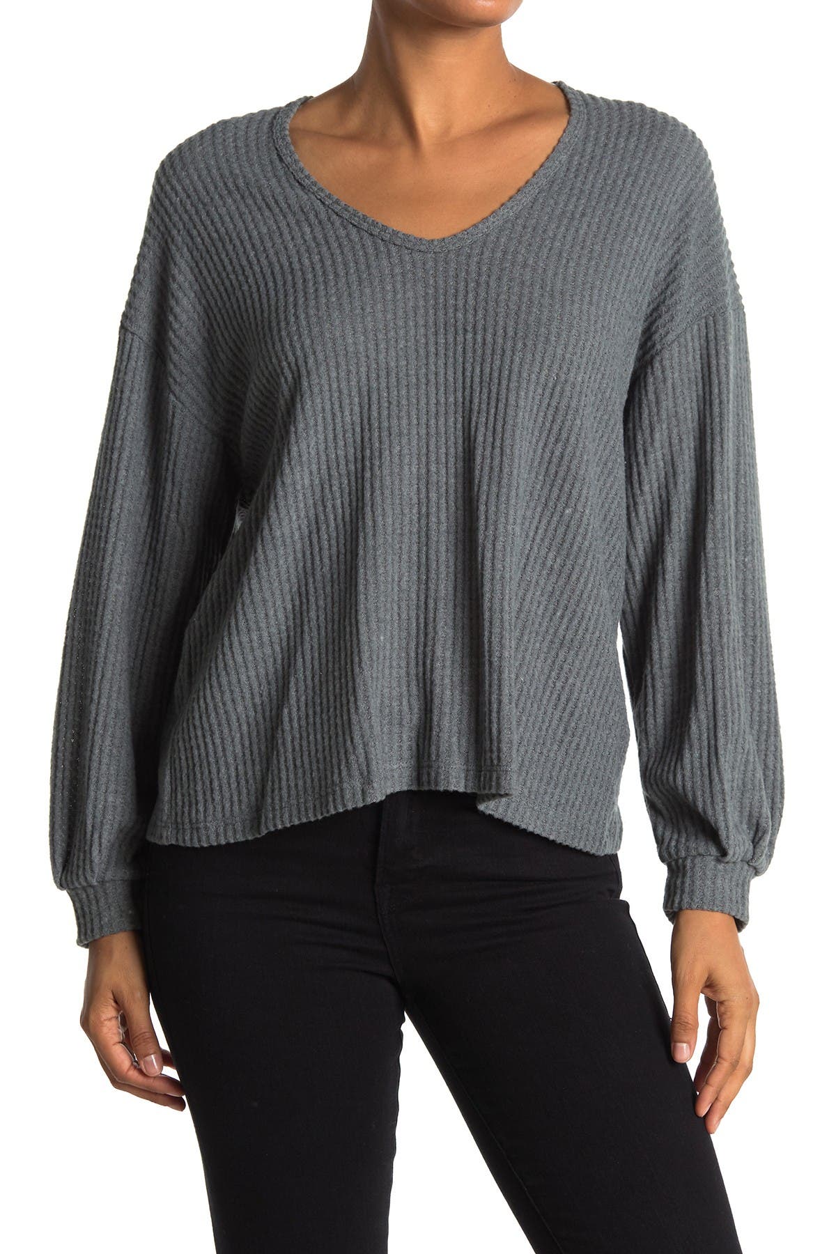 scoop neck thermal top