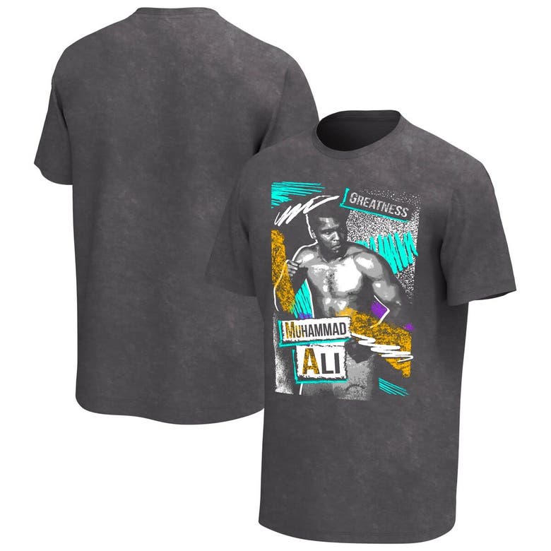 Philcos Black Muhammad Ali Retro Washed Graphic T-shirt