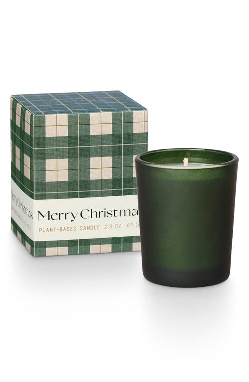 ILLUME® Merry Christmas Balsam & Cedar Votive Candle in Merry Christmas Green 2.3Oz 