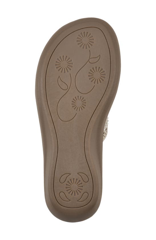 Cliffs By White Mountain Candyce Wedge Sandal In Gold/ Metallic