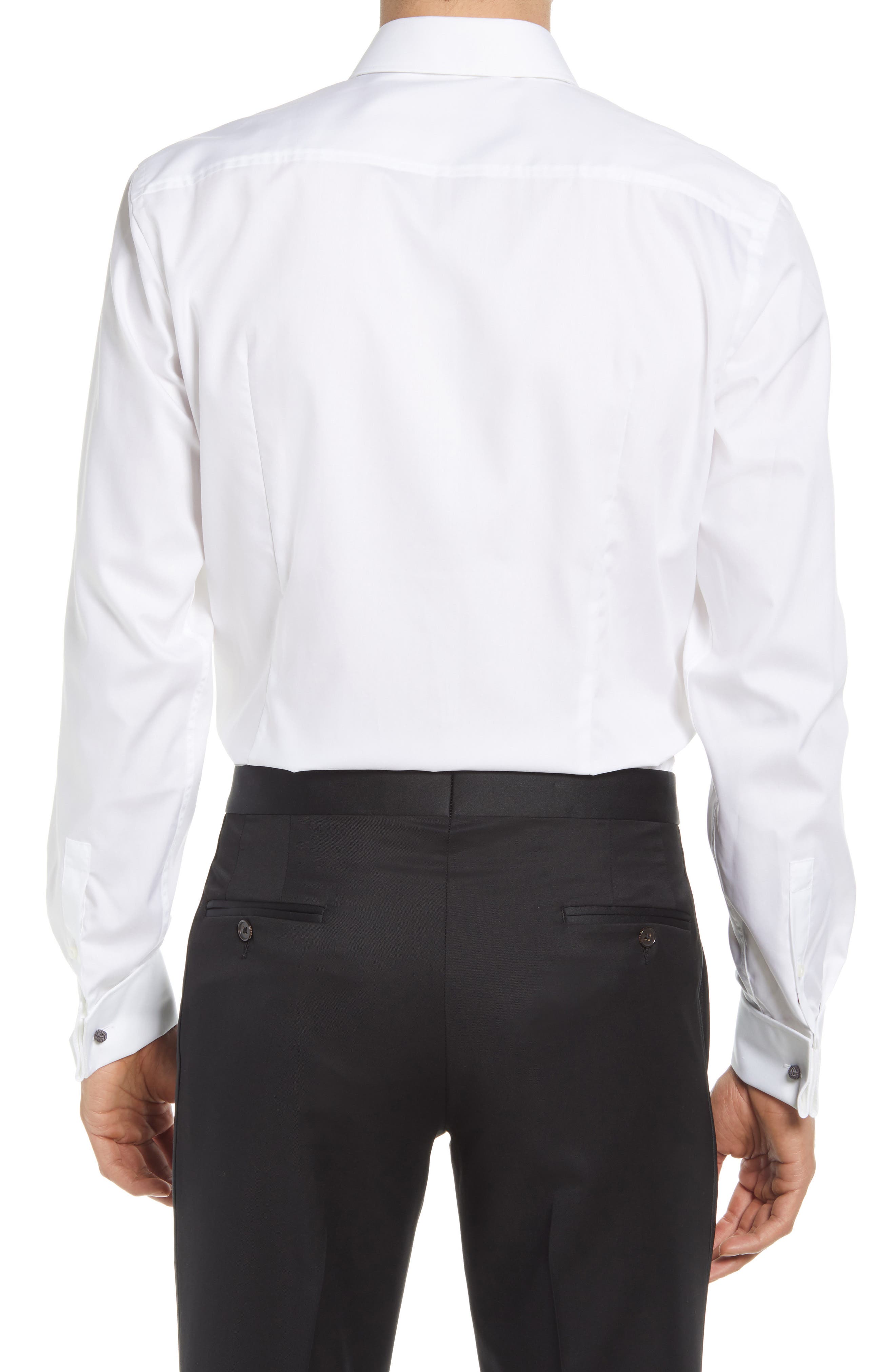 boss jasper slim fit tuxedo shirt