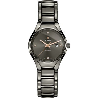 Rado True Automatic Diamond Bracelet Watch, 30Mm