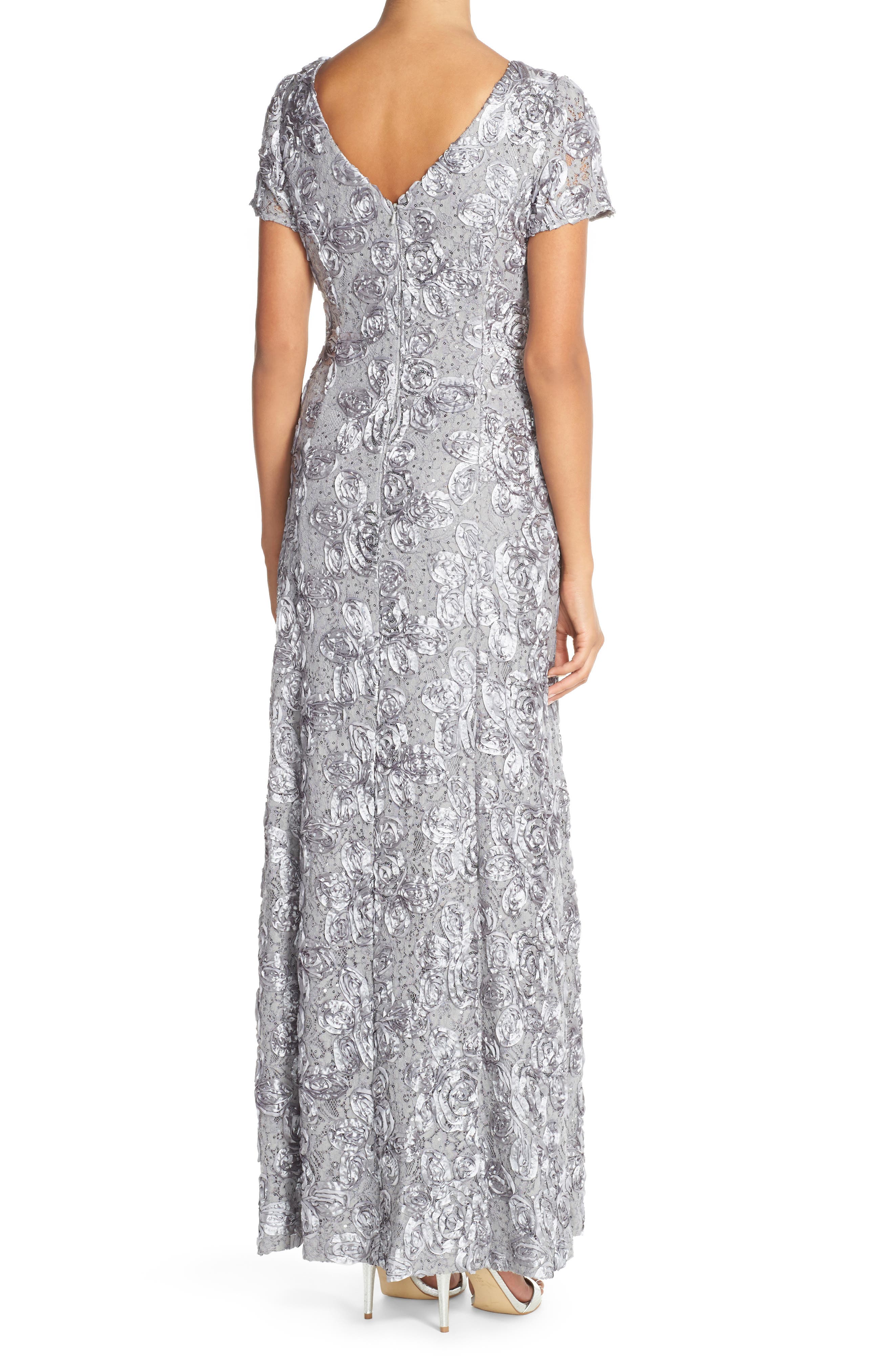 embellished lace gown alex evenings