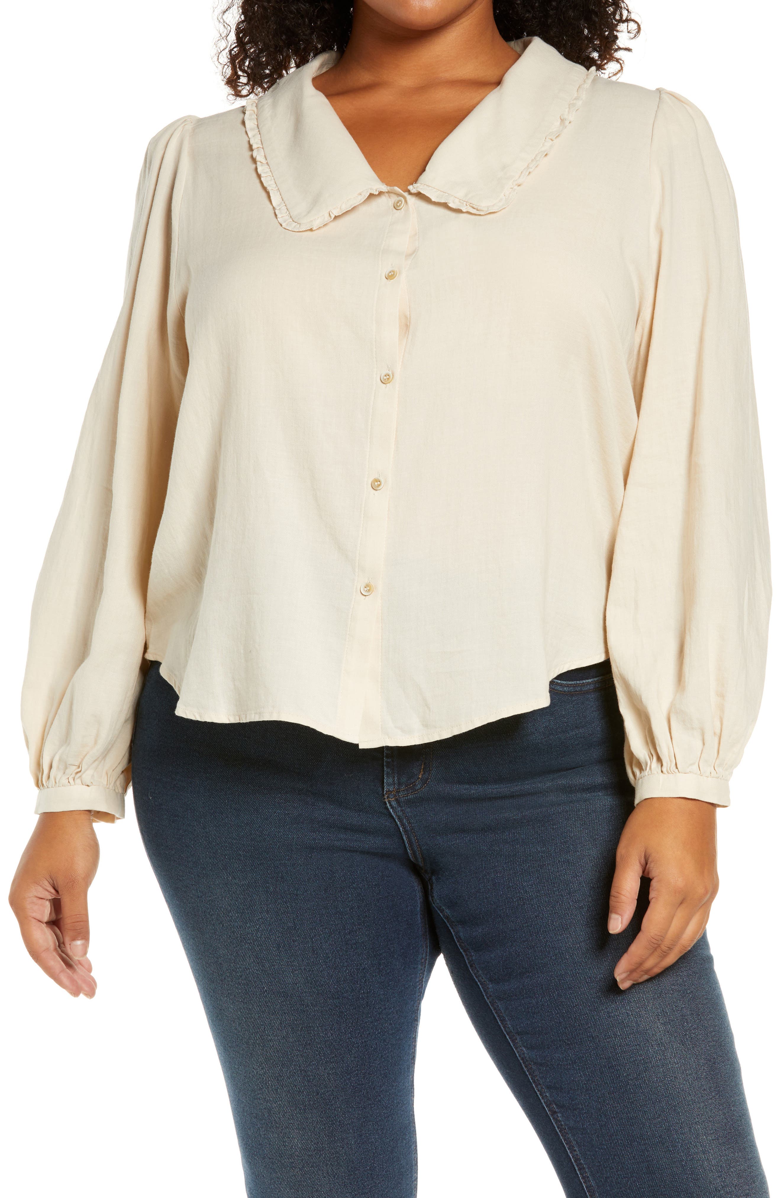 plus size plaid button down shirt