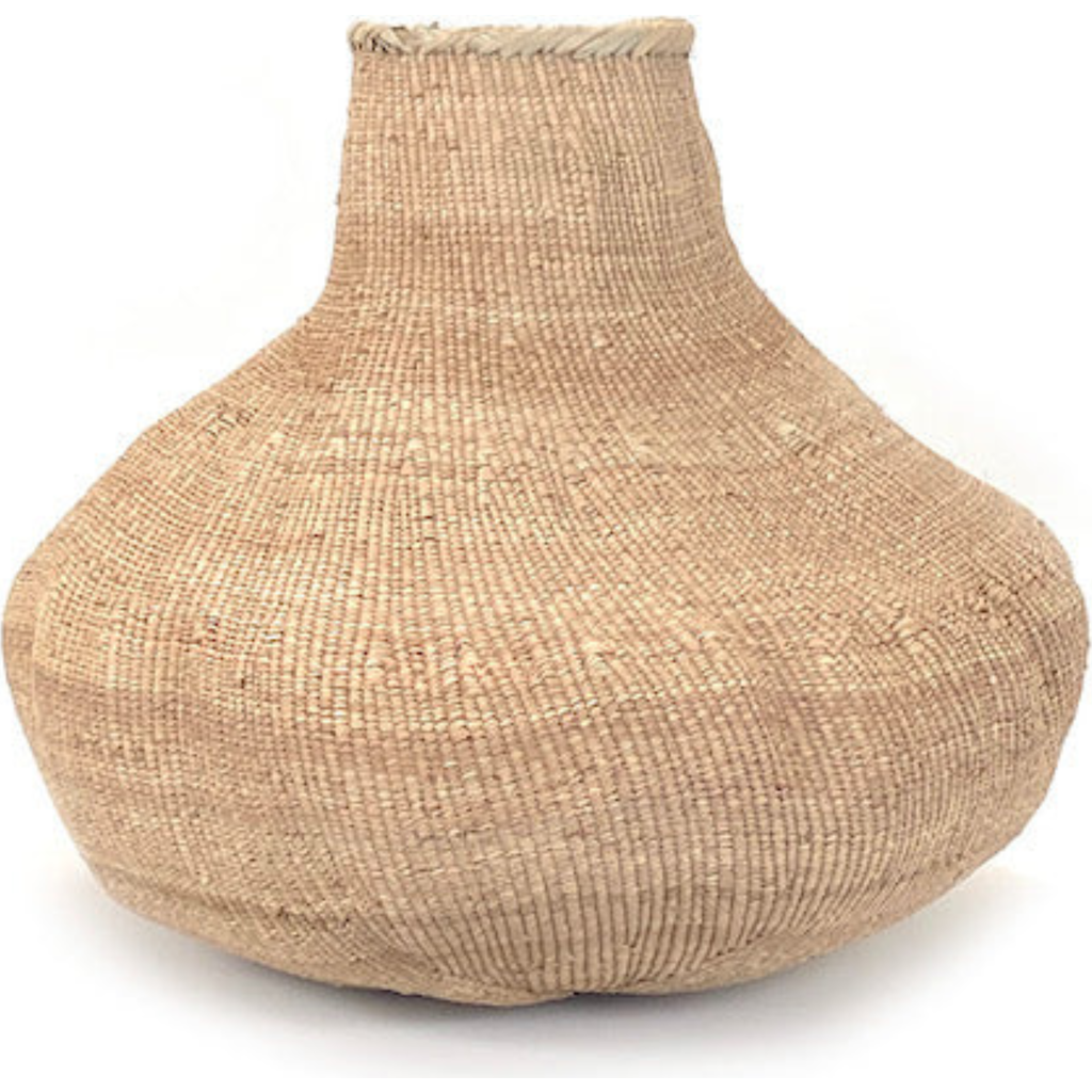 Mbare Garlic Basket In Natural/brown