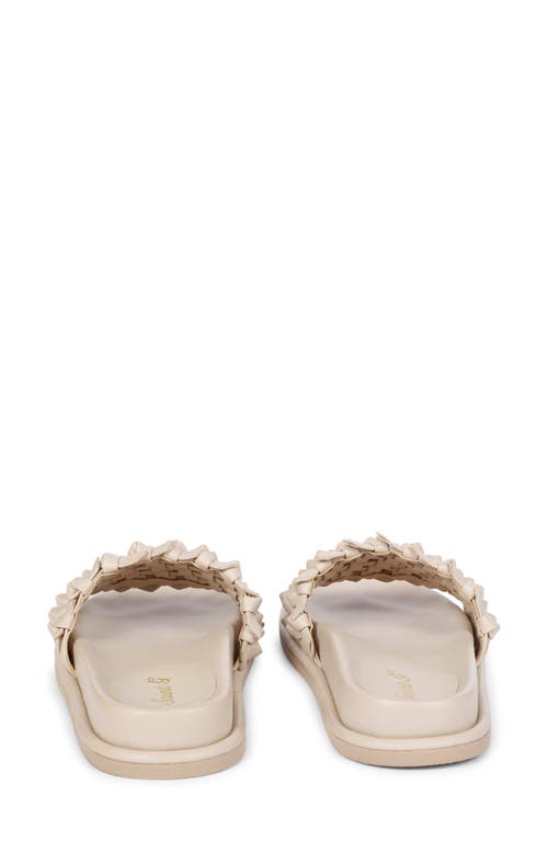 Saint G Caterina Slide Sandal In Beige