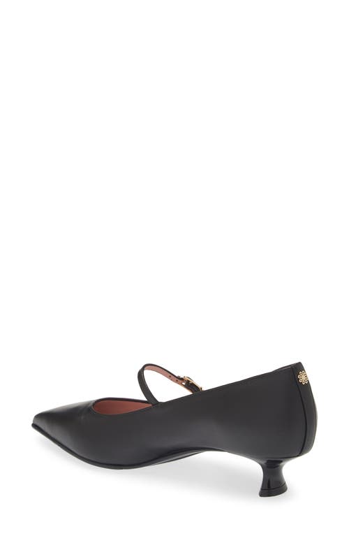 Naot Rosalie Pointed Toe Pump In Black Nappa Leather