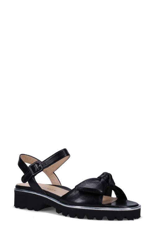 Ron White Cairi Ankle Strap Platform Sandal in Onyx 