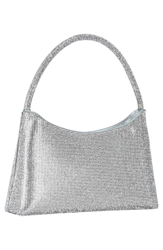 Shop Starlet Rhinestone Top Handle Bag In Silver