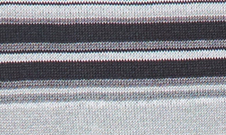 Shop Bugatchi Stripe Dress Socks In Black