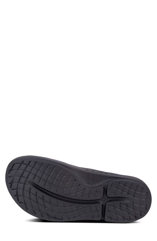 Shop Oofos Ooahh Slide Sandal In Black