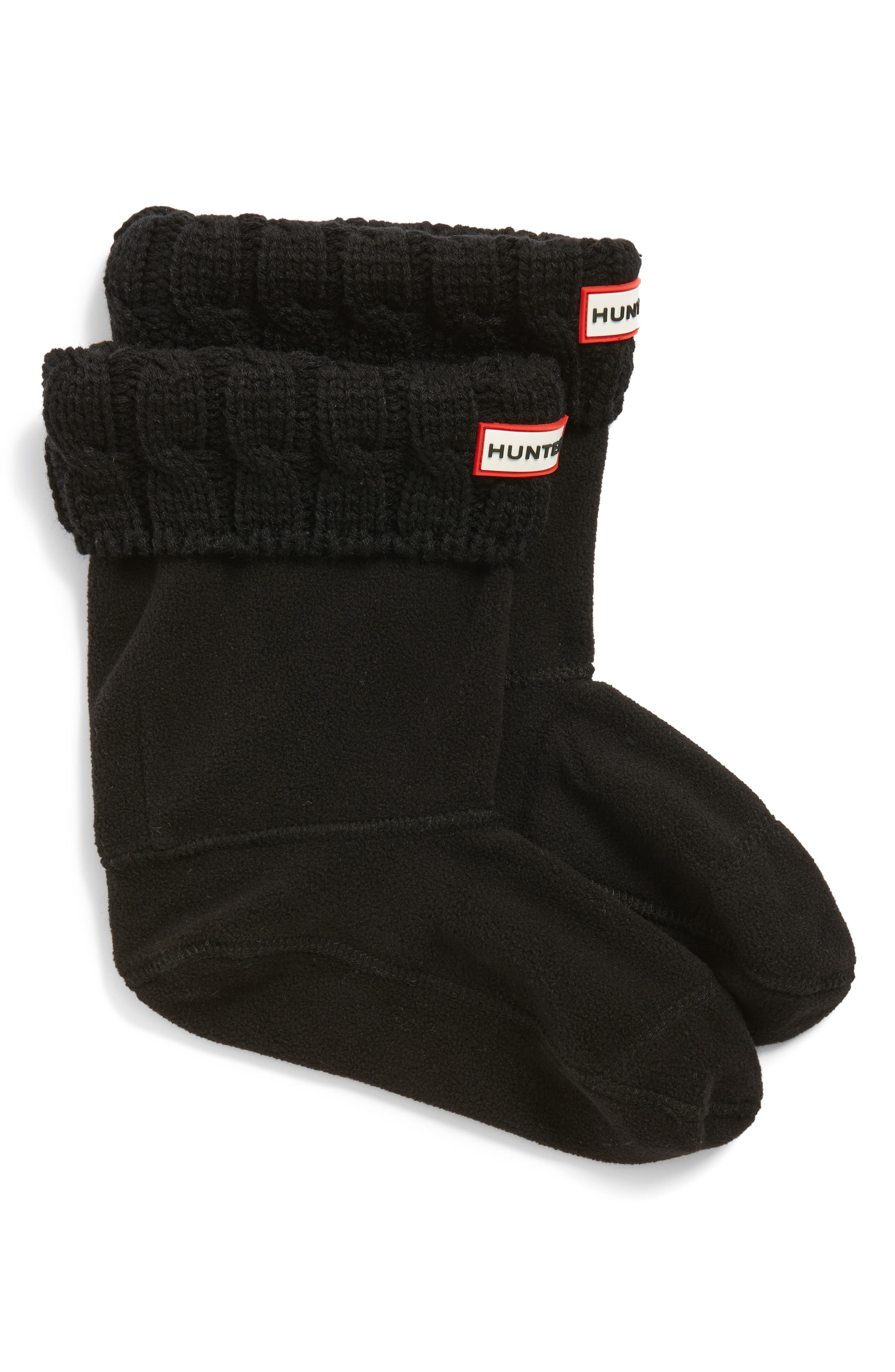 Hunter Original Short Cable Knit Cuff Welly Boot Socks Nordstrom