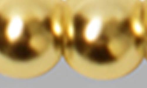 Argento Vivo Sterling Silver Ball Station Chain Necklace In Gold