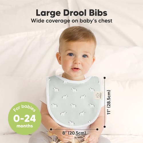 Shop Keababies 8-pack Baby Drool Bibs In Wilderness