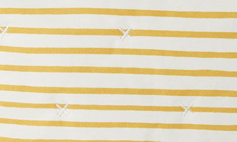 Pehr Water Resistant Coated Organic Cotton Pouch In Marigold