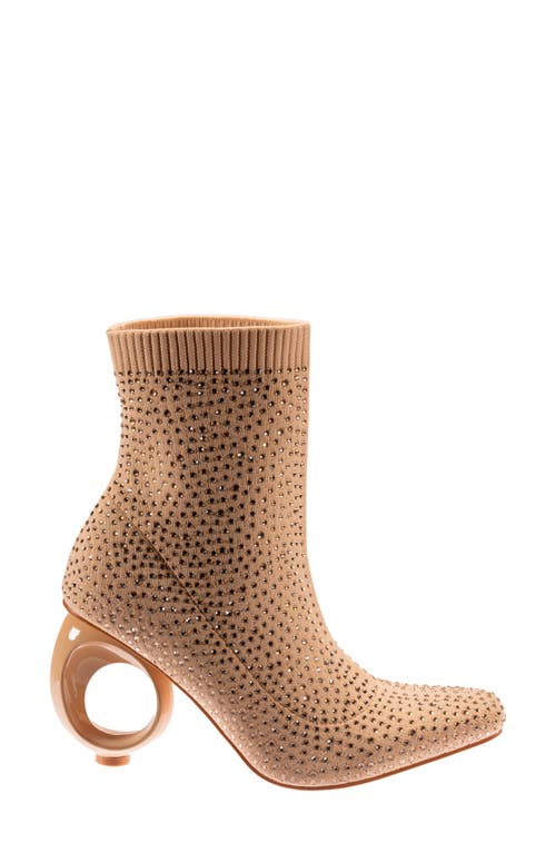Ninety Union Barb Round Heel Bootie In Beige