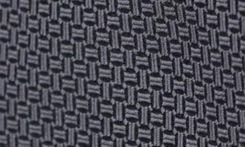 Trafalgar The Monte Bello Interlocked X-long Silk Tie In Black