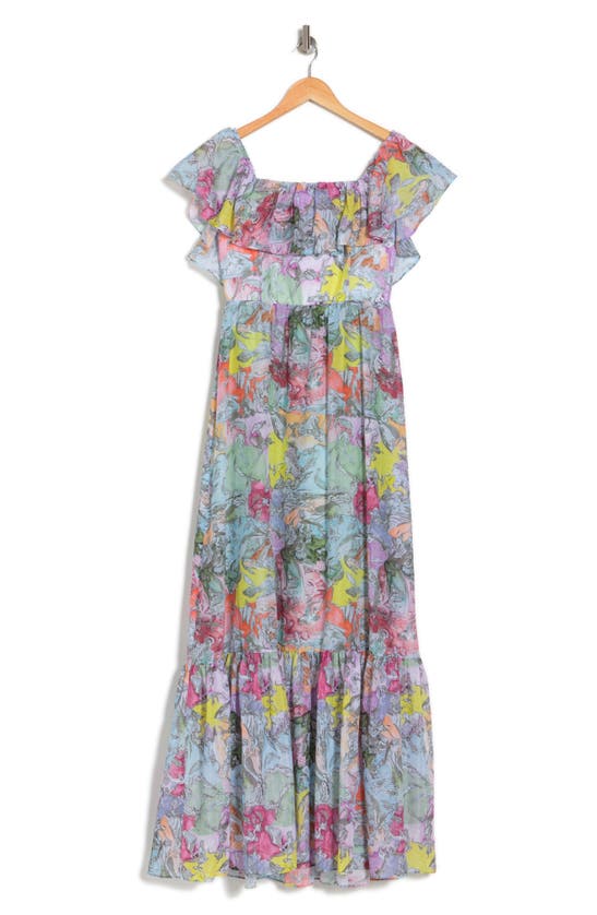 ALICE AND OLIVIA FLORAL MAXI DRESS