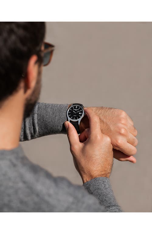 Frederique Constant Black Classics Index Automatic Watch In Silverone